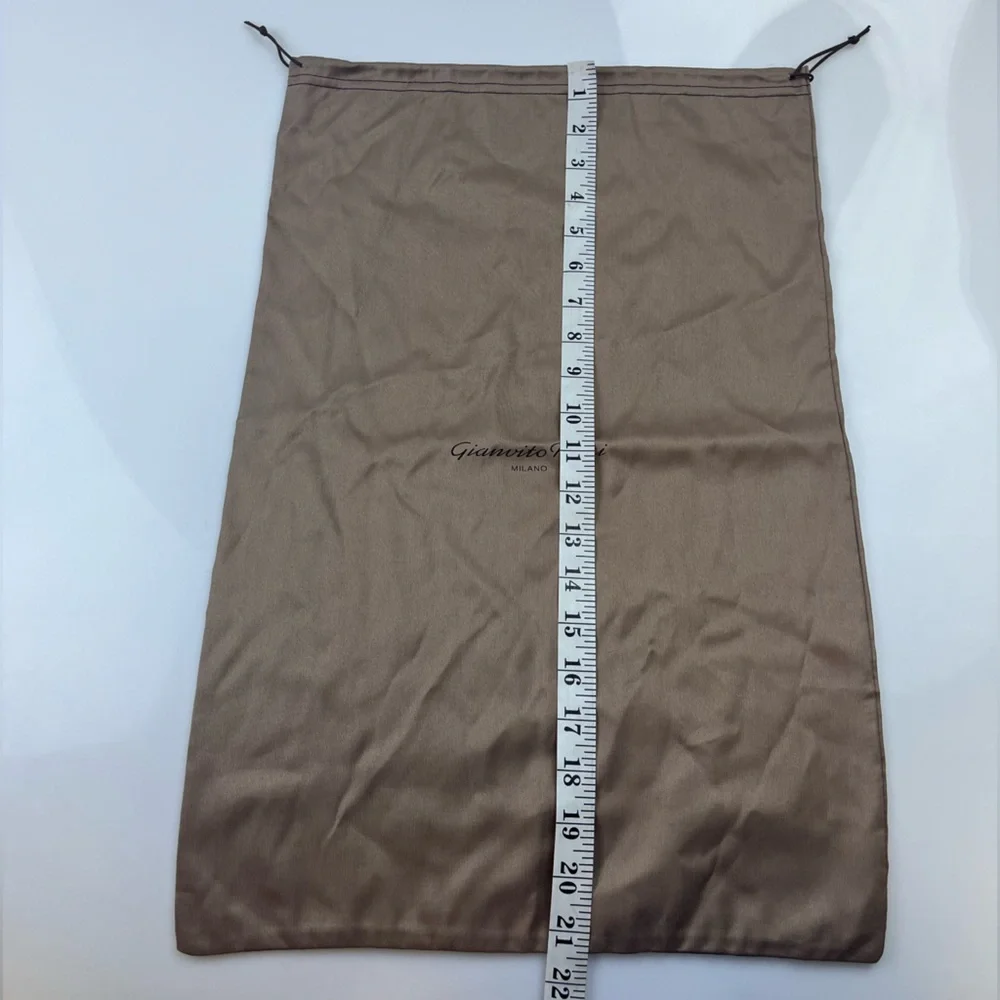 Gianvito Rossi Taupe Drawstring Shoe Dust Bags - Pair N275-48